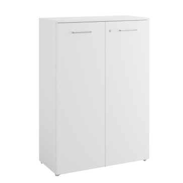 Armadio modulare Filing - con ante - 90 x 41,6 x 128 cm - bianco - LineKit