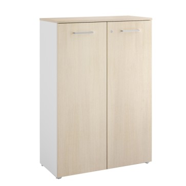 Armadio modulare Filing - con ante - 90 x 41,6 x 128 cm - rovere - LineKit