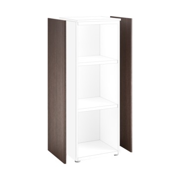 Fianchi finitori Filing - per armadi - 41,6 x 128 cm - wengE' - LineKit