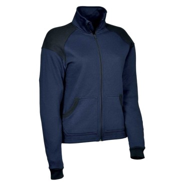 Felpa donna Carolina - taglia XL - blu navy/nero - Cofra