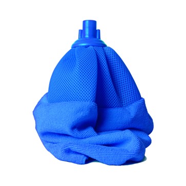 Mop Tornado - 123 gr - microfibra con rete - blu - La Briantina Professional