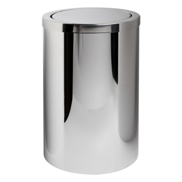 Gettacarte - con coperchio girevole - 10 L - acciaio inox - Laminart