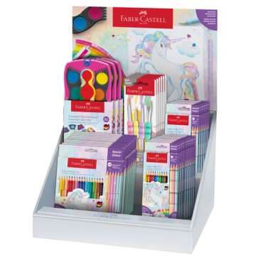 Espositore Unicorn edizione speciale - cancelleria assortita - Faber-Castell