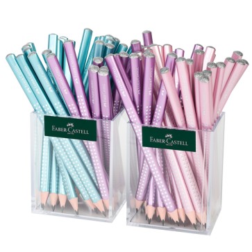 Matita Sparkle Jumbo Cosmic - Faber Castell - set barattoli 72 pezzi