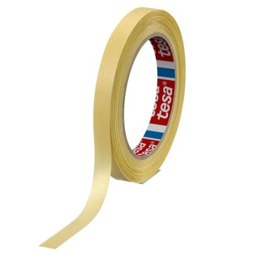 Nastro adesivo 4323 - 1,2 cm x 50 m - carta - beige - Tesa