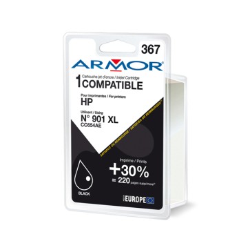Armor - Cartuccia per Hp - Nero - N 901 XL BK - 21ml