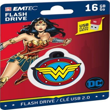 Emtec - Memoria USB2.0 - Wonder Woman - 16GB - ECMMD16GDCC03