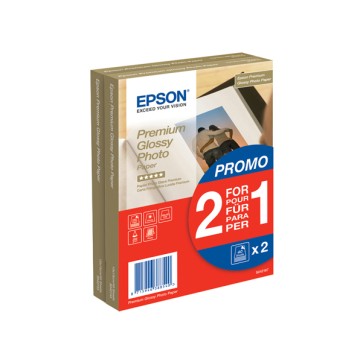 Epson - Premium Glossy Photo Paper - 10x15cm - 2x 40 Fogli - C13S042167