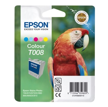 Epson - Cartuccia ink - C/M/Y/C CH/M CH - T008 - C13T00840110 - 46ml