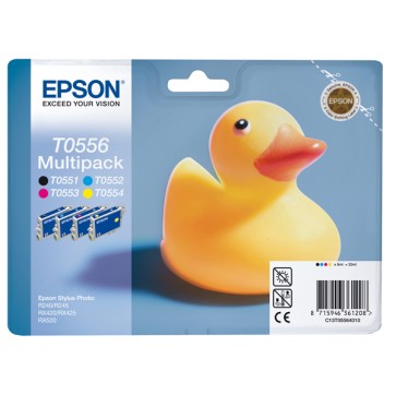 Epson - Multipack Cartuccia ink - C/M/Y/K - T0556 - C13T05564010 - 8ml cad