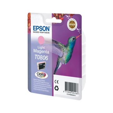 Epson - Cartuccia ink - Magenta chiaro - T0806 - C13T08064011  - 7,4ml