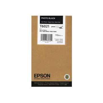 Epson - Tanica - Nero Photo - T6021 - C13T602100 - 110ml