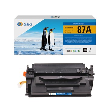 G&G - Toner Compatibile per Hp CF287A- Nero - 9.000 pag