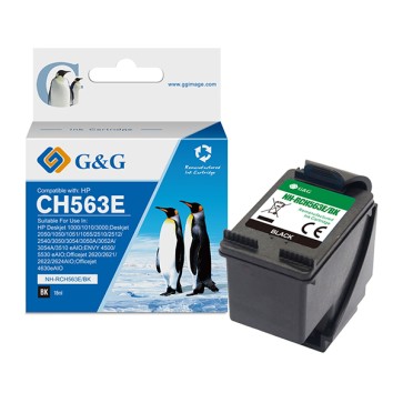 G&G - Cartuccia ink Compatibile per HP 301XL - Nero - 650 pag