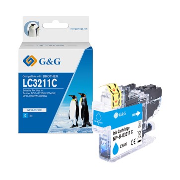 GG - Cartuccia ink Compatibile per Brother DCP-J772DW/J774DWMFC-J890DW -Ciano