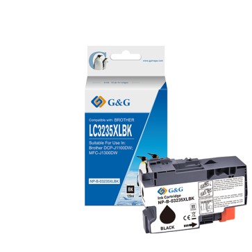G&G - Cartuccia ink Compatibile per Brother DCP-J1100DWMFC-J1300DW - Nero