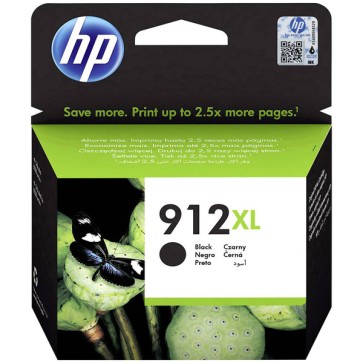 Hp - Cartuccia ink originale - 912XL - Nero - 3YL84AE - 825 pag