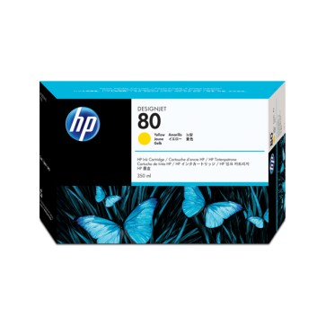 Hp - Cartuccia ink - 80 - Giallo - C4848A - 350ml