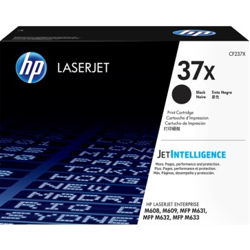 Hp - Toner originale - 37X - Nero - CF237X - 25.000 pag