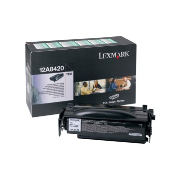 Lexmark - Toner - Nero - 12A8420 - return program - 6.000 pag