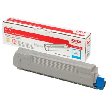 Oki - Toner - Ciano - C8600 - 43487711 - 6.000 pag