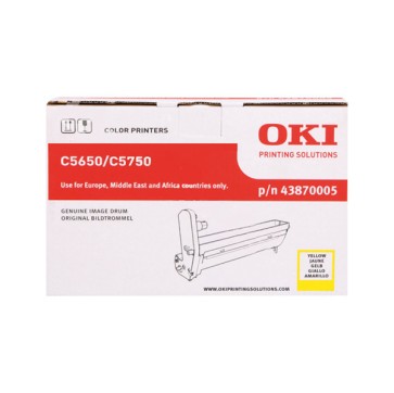 Oki - Tamburo - Giallo - C5650/5750 - 43870005 - 20.000 pag