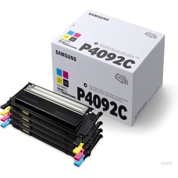 Samsung/HP - Scatola 4 Toner originale - C/M/Y/K - CLTP4092C/ELS - C/M/Y 1.000 pag / K 1.500 pag