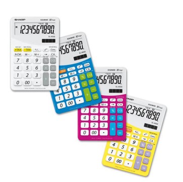 Sharp - Calcolatrice da tavolo - Blu - EL M332B - 10 cifre