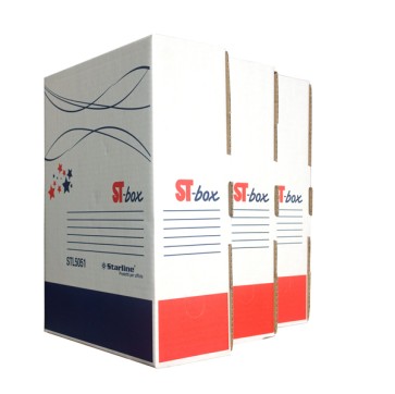 Scatola archivio ST-box - 33 x 25 x 10 cm - bianco - Starline