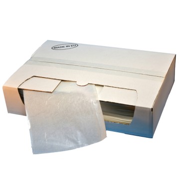 Busta adesiva portadocumenti - senza stampa - C6 (16 x 12 cm) - carta - trasparente - Eco - Starline - conf. 250 pezzi