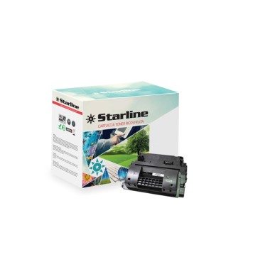 Starline - Toner Ricostruito - per HP 90X - Nero - CE390X - 24.000 pag