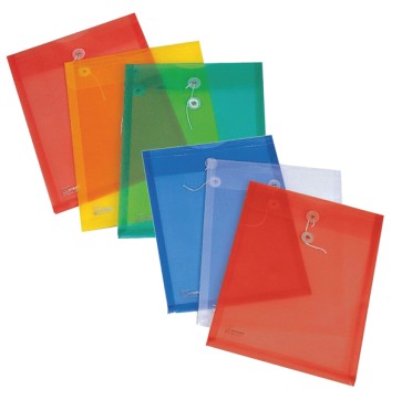 Busta a soffietto String - A4+ - 25 x 33 cm - colori assortiti - King Mec