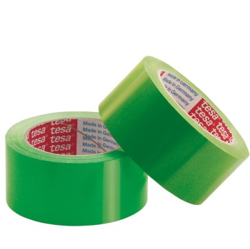 Nastro adesivo - supporto PVC - 5 cm x 66 m - verde - Tesa