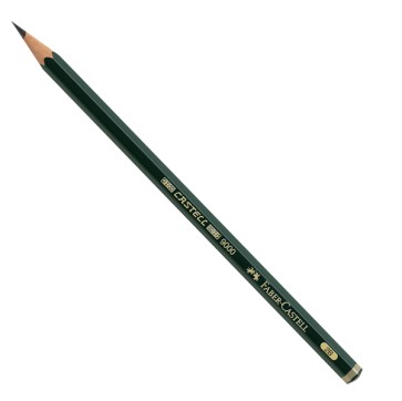 Matita in grafite Castell 9000 - gradazione 2B - esagonale - Faber-Castell