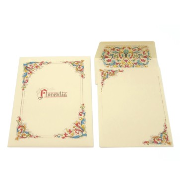 Carta da lettere con busta - 210 x 297mm - Kartos - conf. 10 fogli