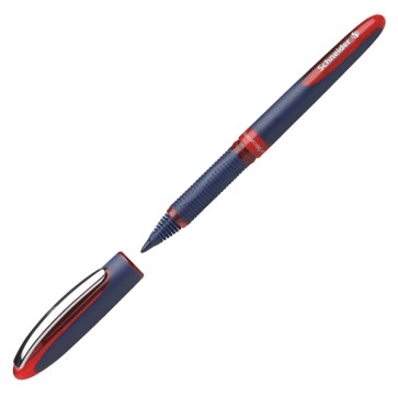 Roller One Business con cappuccio  - tratto ultra smooth 0,6mm - rosso - Schneider