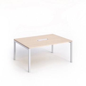 Tavolo riunioni Agorà - 6 posti - 160 x 120 x 72,5 cm - rovere