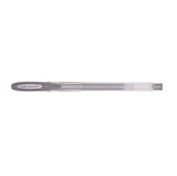 Penna a sfera gel con cappuccio Uni Ball Signo M120  - punta 0,8mm  - argento - Uni Mitsubishi