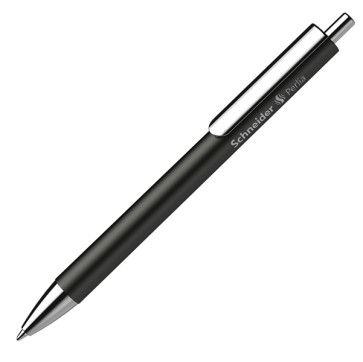 Penna a sfera a scatto Perlia - fusto nero - Schneider