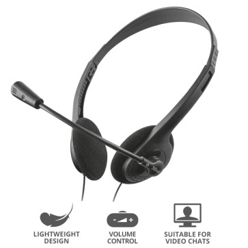 Cuffie HS-100 - con microfono - Trust