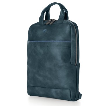 Zaino slim Bluegate - 28 x 38 x 10 cm - blu - In Tempo