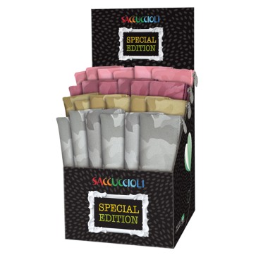 Bustina Glam Camu - 21 x 6 cm - colori assortiti - Lebez
