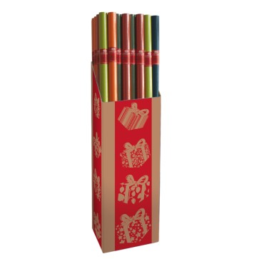 Rotolo carta regalo Ecocolor - 3 x 1 m - colori assortiti - Rex Sadoch
