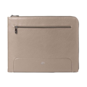 Office bag Gate Trended - 20 x 26 x 2 cm - ecopelle - ghiaccio - In Tempo