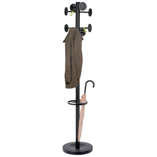 Festy nero 5 appendini 38 cm Appendiabiti Alba 187 cm PMFESTY N