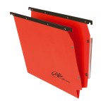 Cartella sospesa Joker - armadio - interasse 33 cm - fondo V - 33x28 cm - rosso - Bertesi