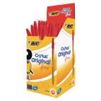 Penna sfera Cristal® - punta fine 0,8 mm - rosso - Bic - conf. 50 pezzi