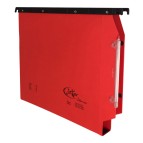 Cartella sospesa Joker - armadio - interasse 33 cm - fondo U 3 cm - 33x28 cm - rosso - Bertesi
