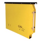Cartella sospesa Joker - armadio - interasse 33 cm - fondo U 3 cm - 33x28 cm - giallo - Bertesi