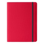 Portablocco Meet - con elastico - 31 x 25 x 1,4 cm - rosso - InTempo